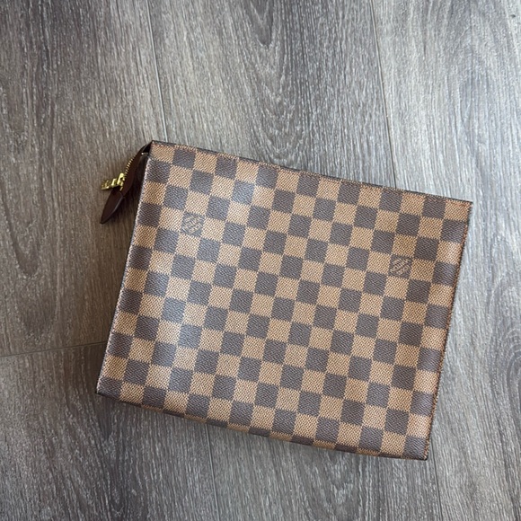 Louis Vuitton Handbags - SOLD ❣️ LOUIS VUITTON Damier Ebene Poche Toilette 26 Pouch LV Authentic